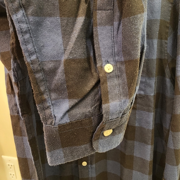 Slate & Stone Elevated Flannel - NWOT - Men's Medium - Blue/Black - Picture 3 of 5